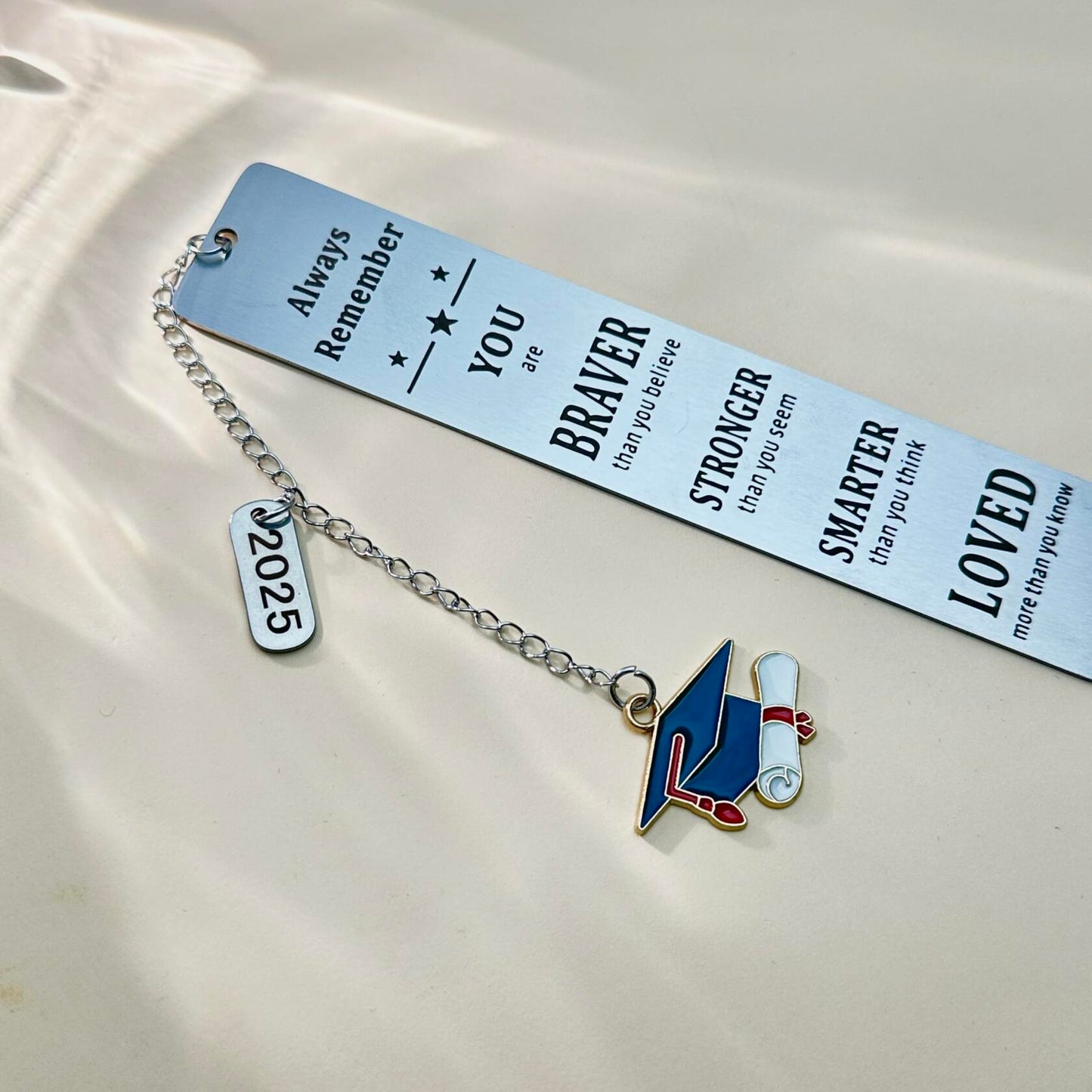 LovizoL Class of 2025 Graduation Bookmark Inspirational Christian Gift