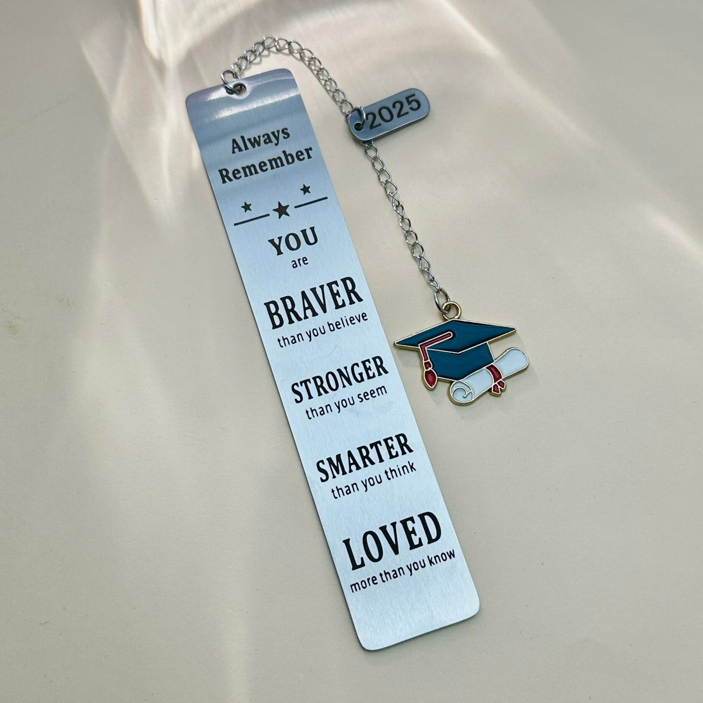 LovizoL Class of 2025 Graduation Bookmark Inspirational Christian Gift