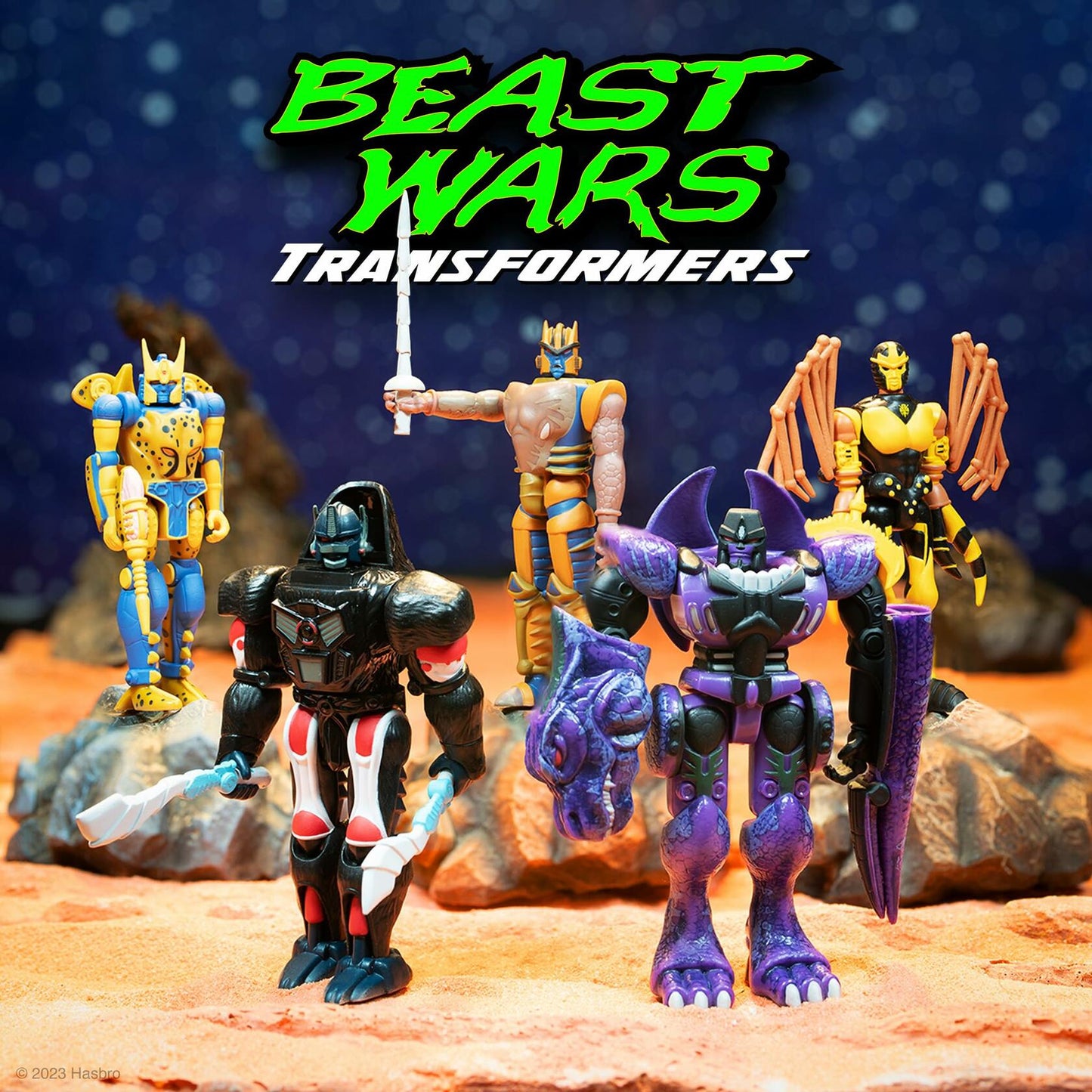 Super7 Transformers Beast Wars Dinobot 4" Action Figure with Accessories