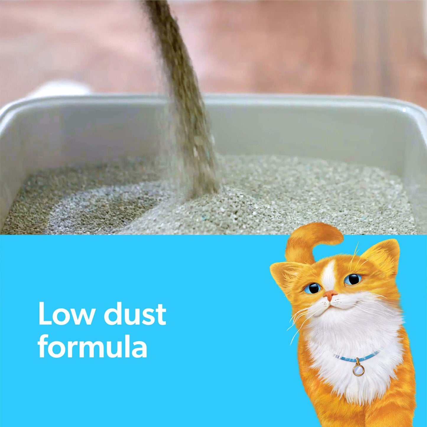 Fresh Step Simply Unscented Clumping Cat Litter with Activated Charcoal 14 lb