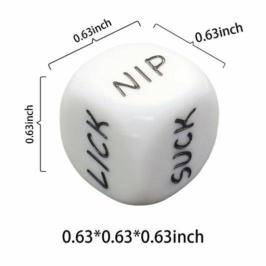 Romantic Naughty Dice Set Couples Game 36 Ways Black+White Anniversary Gift