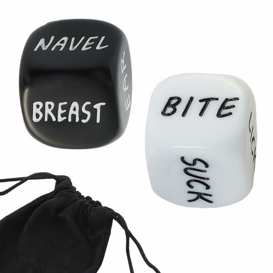 Romantic Naughty Dice Set Couples Game 36 Ways Black+White Anniversary Gift