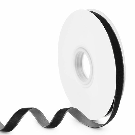 HimBen Black Velvet Ribbon 3/8in 10 Yards Vintage Craft Gift Wrapping