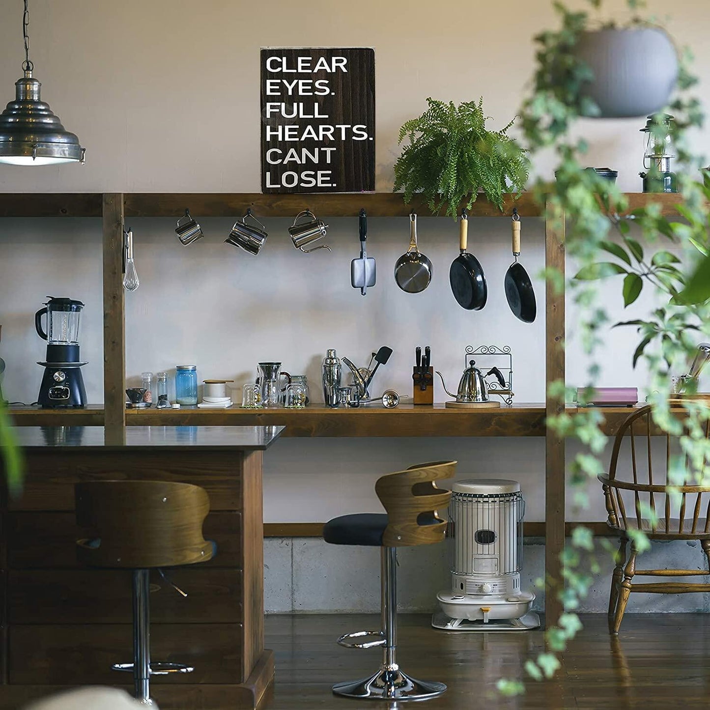 ELEtina Rustic Wooden Sign Friday Night Lights Quote 8x12 inch