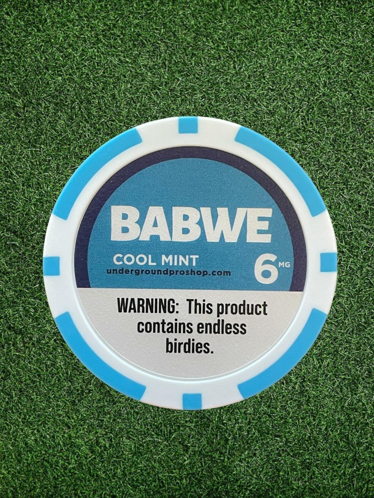 Generic Babwe ZYN Golf Ball Marker Poker Chip Style Cool Mint