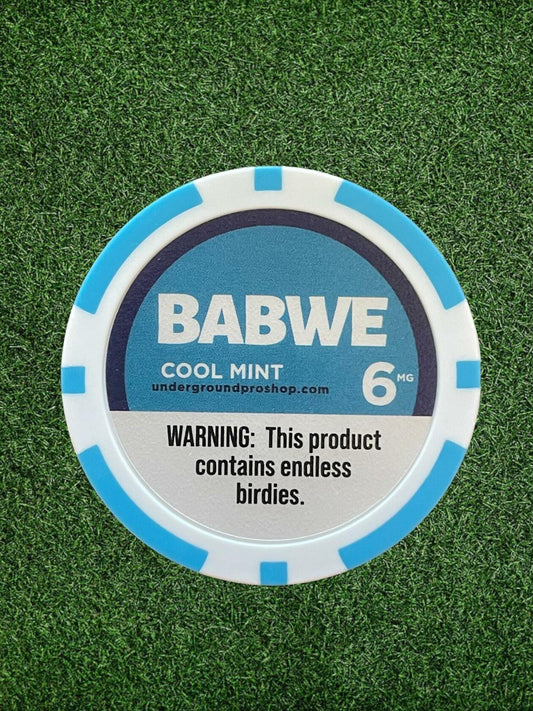 Generic Babwe ZYN Golf Ball Marker Poker Chip Style Cool Mint