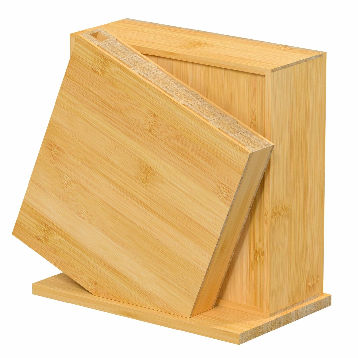Food Storage Bag Organizer 2-in-1 Knife Block Countertop Multi-size