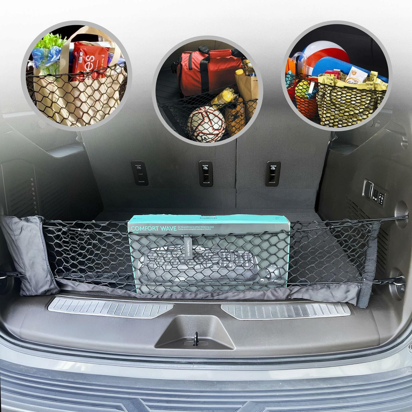 GMC Yukon Yukon XL Denali Envelope Style Trunk Cargo Net 2015-2020