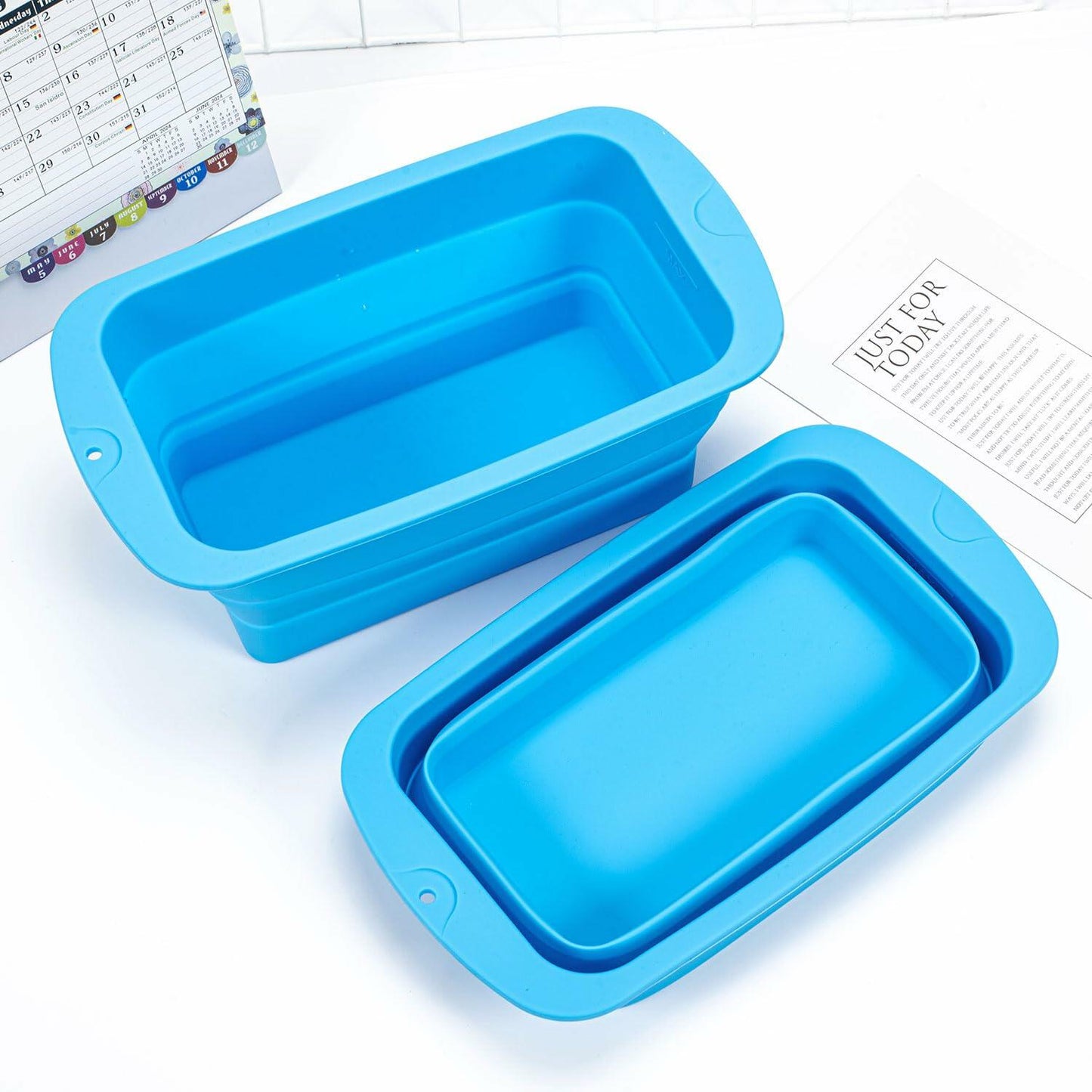 Foldable Ice Bath Mold Silicone Ice Block Chiller 3 Pack 22.2LB Total