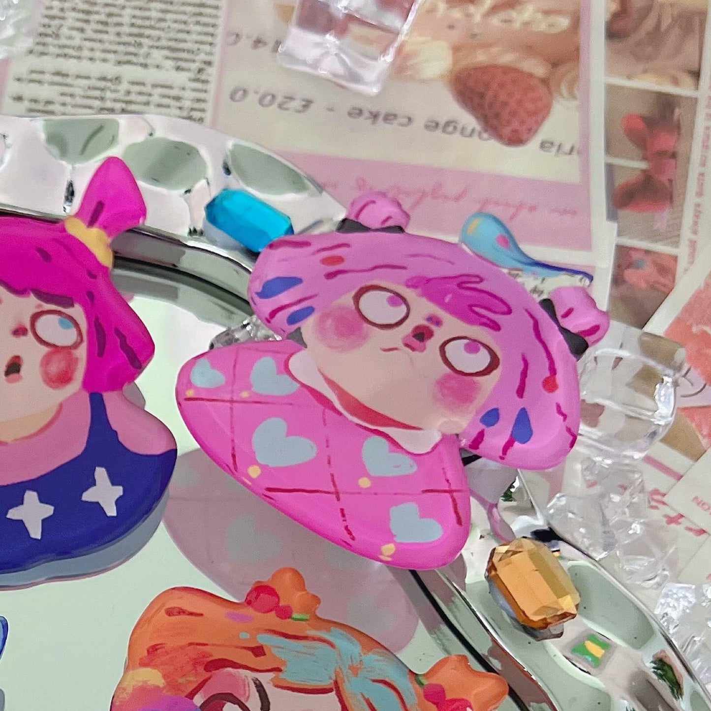 chanseens Cute Fridge Magnet Sticker Pout Kitchen Office Home 1 Pc