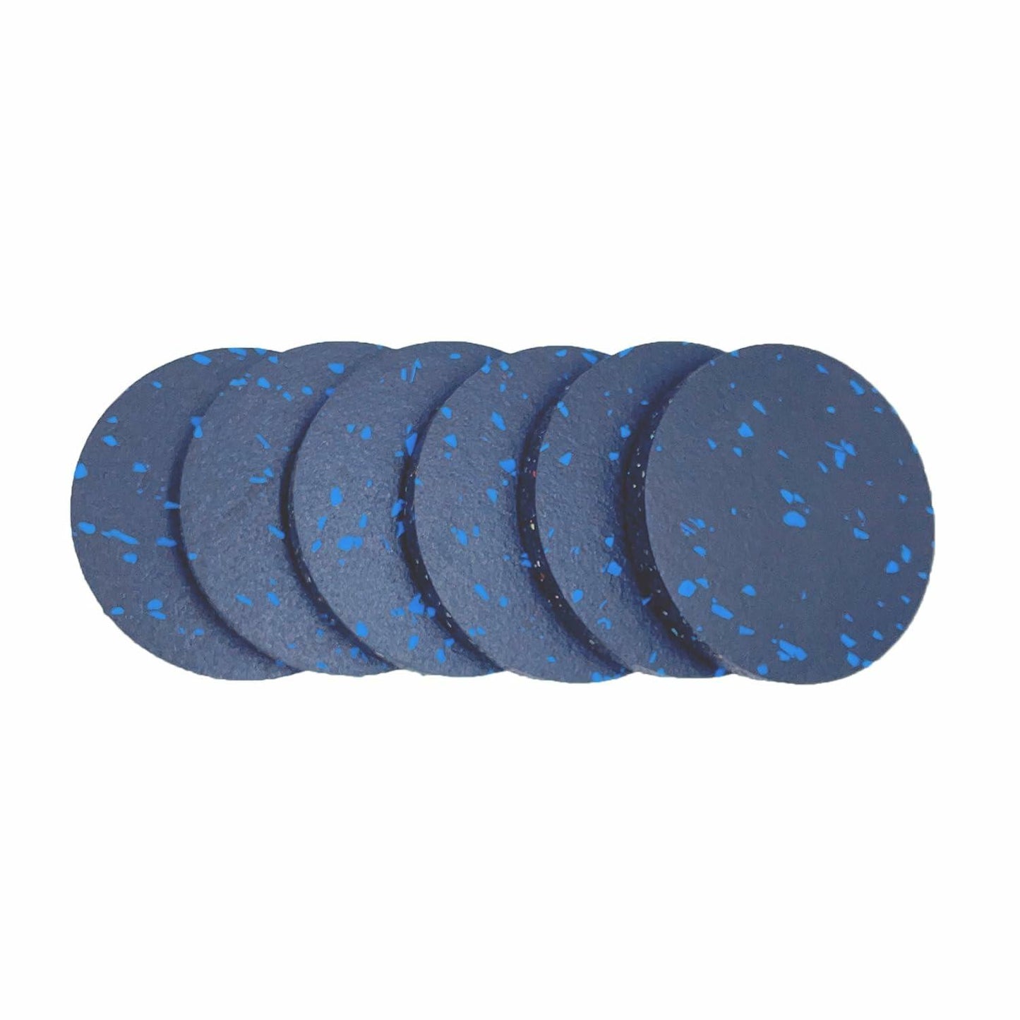 U MAX Exercise Equipment Anti Vibration Pads 4.7x0.6in Black 6pc High Density