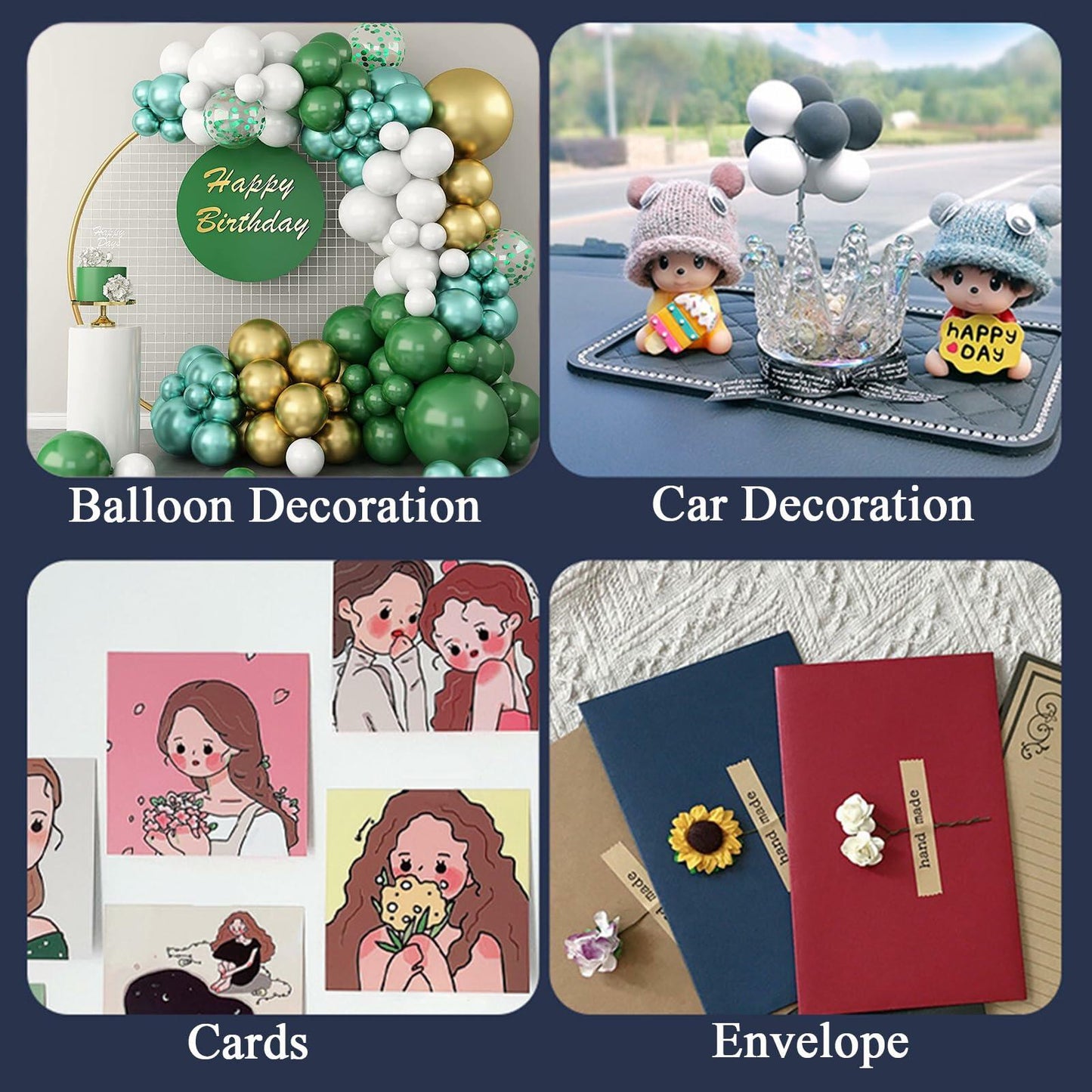 Adhesive Stick Dots Two-Sided Mounting Putty 0.4"x0.4" 700pcs Clear