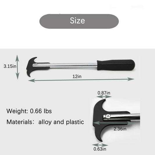 Jalnatee Seal Puller Dual Hook Tips Remove Oil Grease Seals Cars SUVs