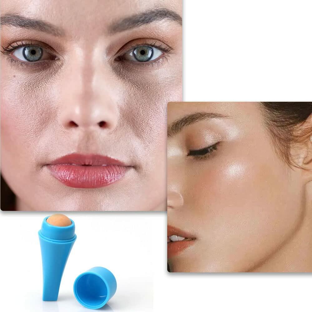 YIKEXIAOSHULIN Volcanic Stone Oil Absorbing Face Roller Natural Reusable