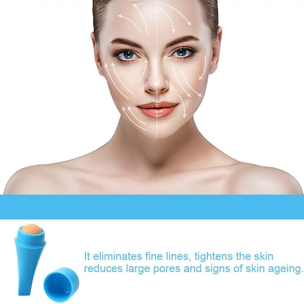 YIKEXIAOSHULIN Volcanic Stone Oil Absorbing Face Roller Natural Reusable