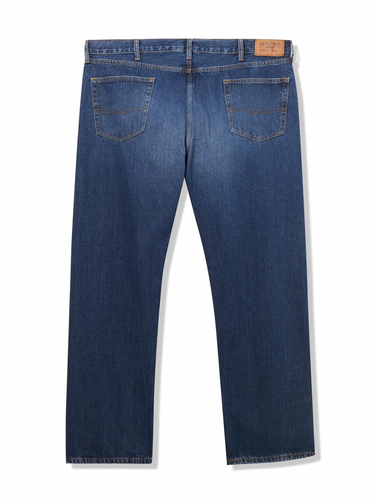Levi Strauss Signature Gold Big & Tall Men's Flex Jeans Odyssey Size 44W x 30L