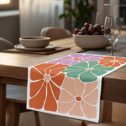 OFJE Boho Abstract Floral Kitchen Towels Set of 2 16x24 Bathroom Decor