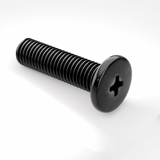 TESILANG M1.6x2mm Computer Screws Motherboard Standoffs Kit 50pcs Black