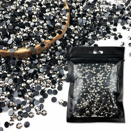 CLRDIVA 5mm Transparent Coffee AB Resin Rhinestones Bulk for Crafting