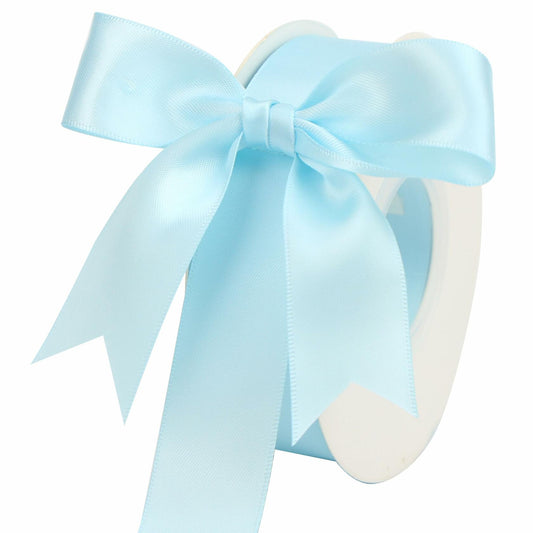 DINDOSAL Satin Ribbon 1 Inch Double Face Turquoise 25 Yards Wedding Decor