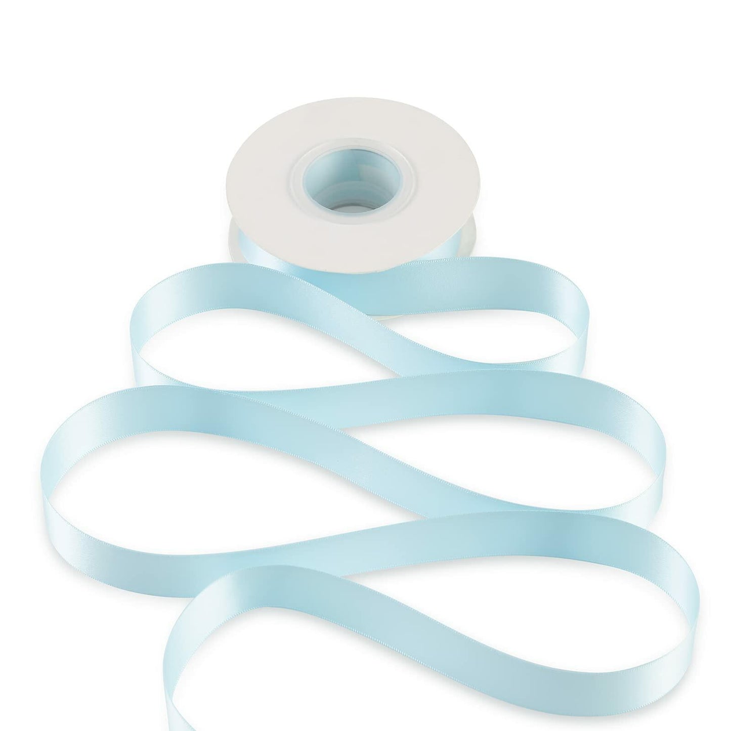 DINDOSAL Satin Ribbon 1 Inch Double Face Turquoise 25 Yards Wedding Decor