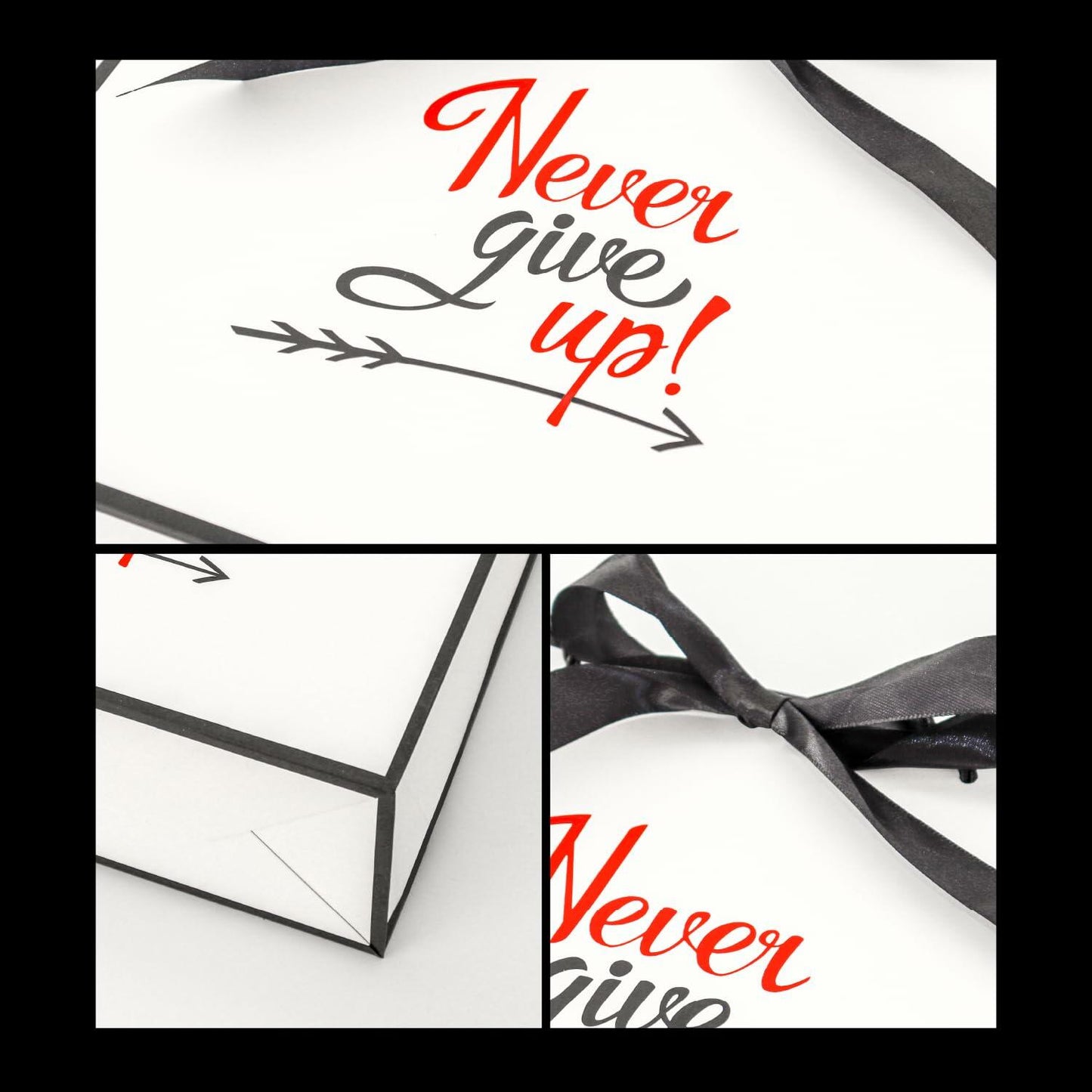 Linelglobal Encouragement Gift Bag with Tissue Paper 12.6" Self-Improvement