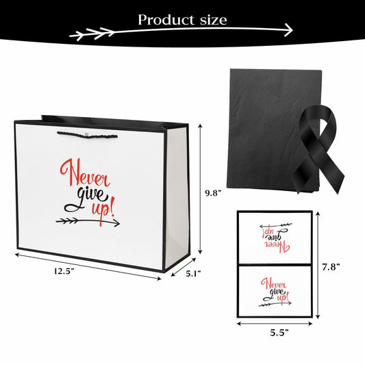 Linelglobal Encouragement Gift Bag with Tissue Paper 12.6" Self-Improvement