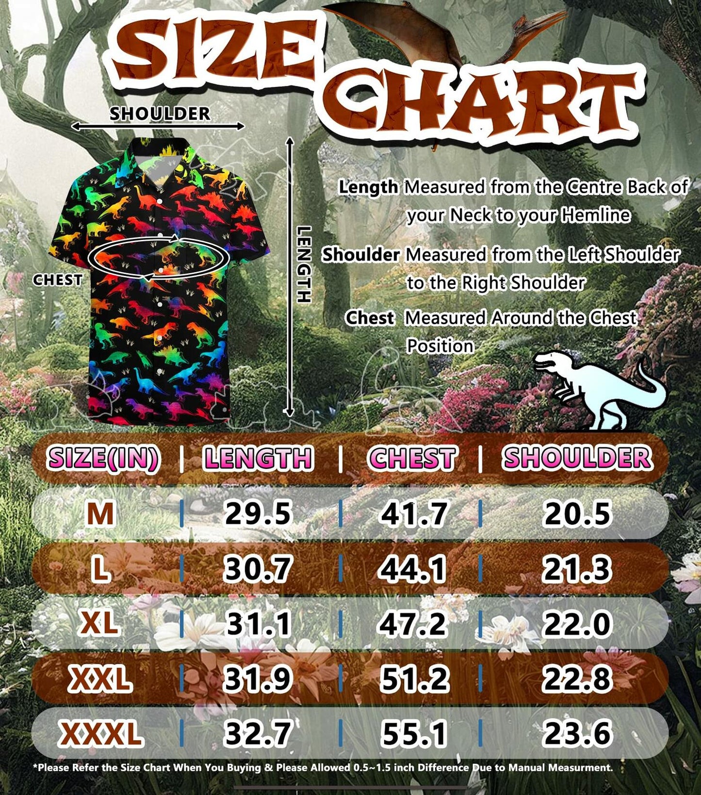 GADZILLE Mens Dinosaur Tie Dye Button Down Shirt Rainbow Size XL