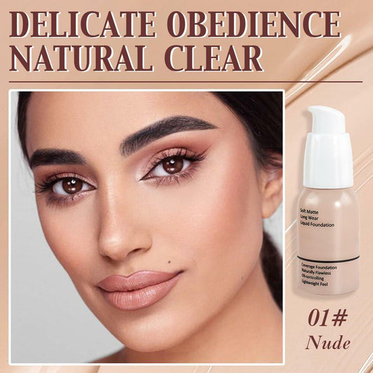 Matte Liquid Full Coverage Foundation Makeup 06 Toffee 1 Pack