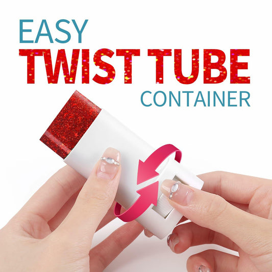 UCANBE Red Body Glitter Stick Chunky Makeup for Face Hair Lips