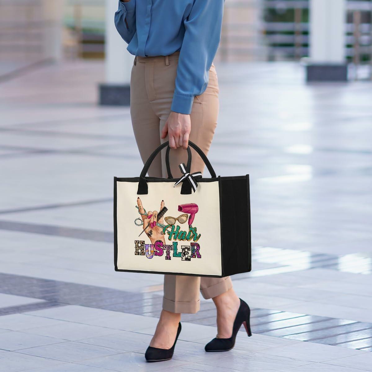 XFW Hair Hustler Tote Bag Gifts for Women Men Appreciation Thank You