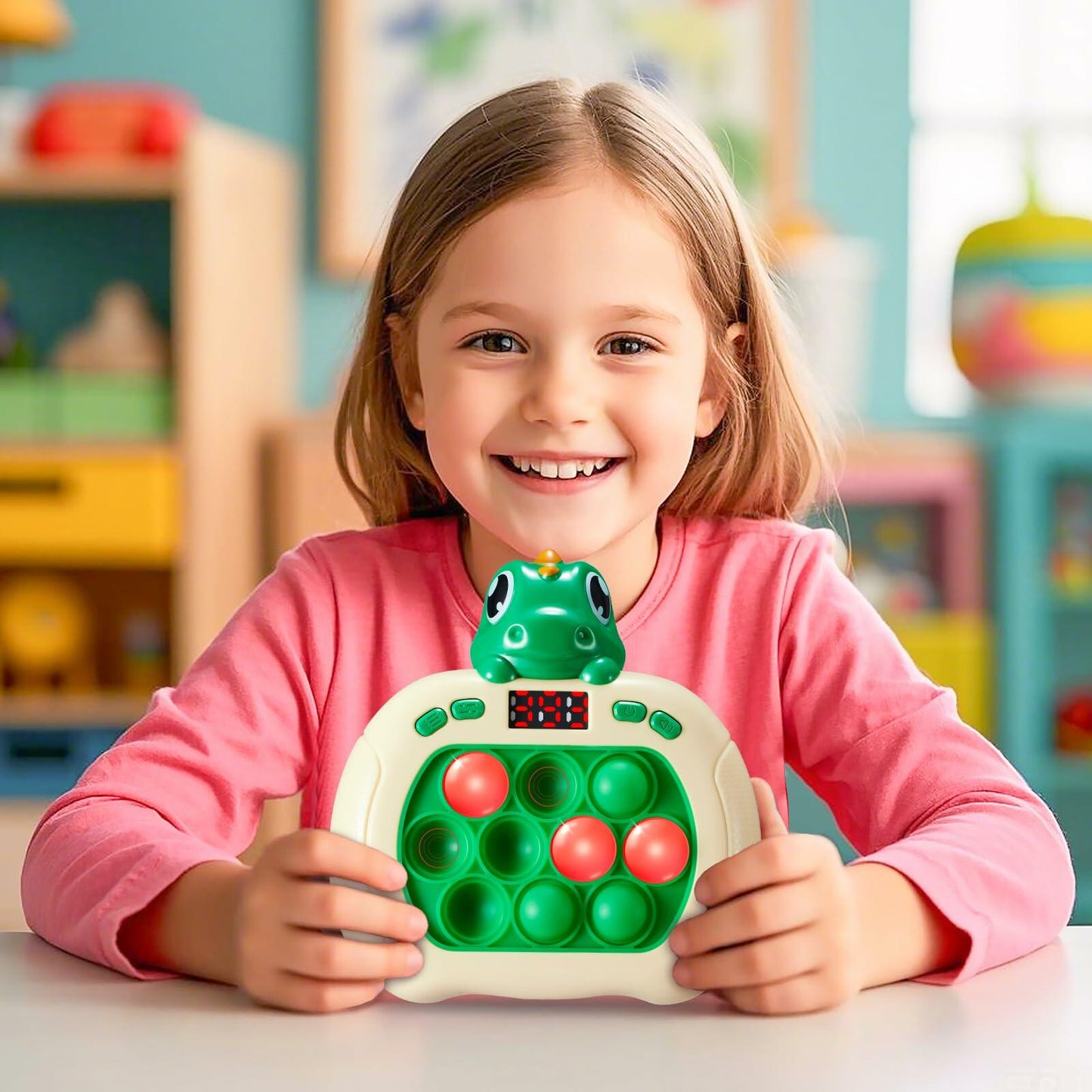 Upgraded Handheld Quick Push Game Sensory Fidget Toy Kids 6-12 Birthday Gift