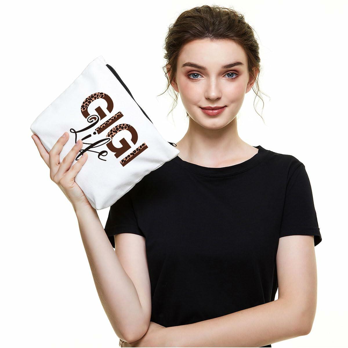 YUANHAO Gigi Gifts Makeup Bag Cosmetic Bag Gift Ideas for Gigi