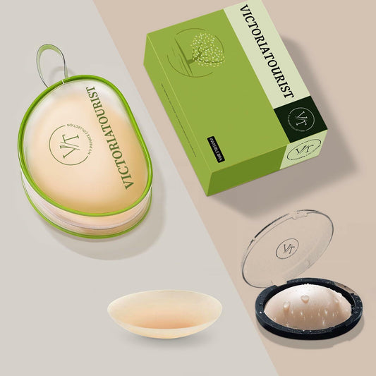 Victoriatourist Silicone Nipple Covers 2 Pairs Seamless Reusable Washable