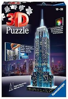 Ravensburger Empire State Building Night Edition 3D Jigsaw Puzzle 216pc