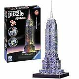 Ravensburger Empire State Building Night Edition 3D Jigsaw Puzzle 216pc