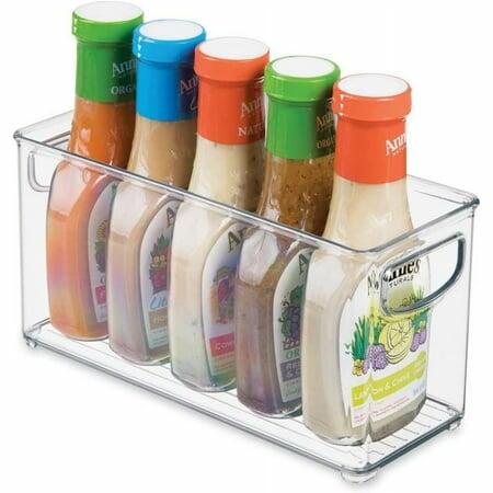 iDesign Linus BPA-Free Plastic Stackable Organizer Bin with Handles Small