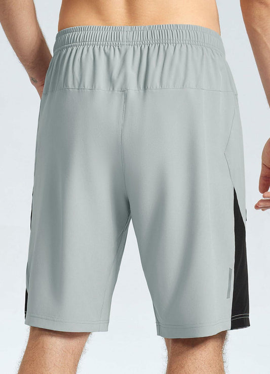 baleaf Men's Mountain Bike Shorts 3D Padded Zipper Pockets Green Size XL