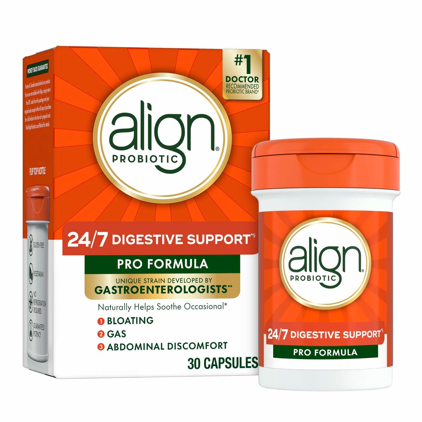 BestBy02/25 Align Probiotic Pro Formula Daily Supplement 30 Capsules