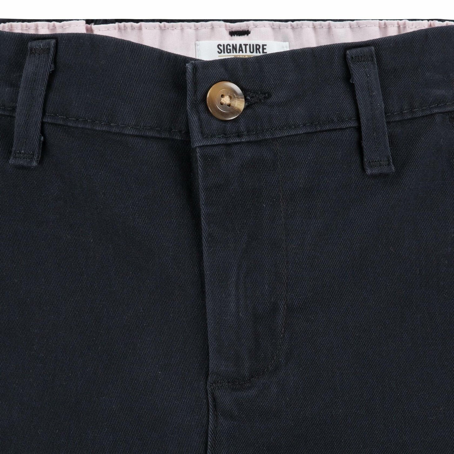 Levi Strauss Signature Girls Uniform Shorts Jet Black Size M