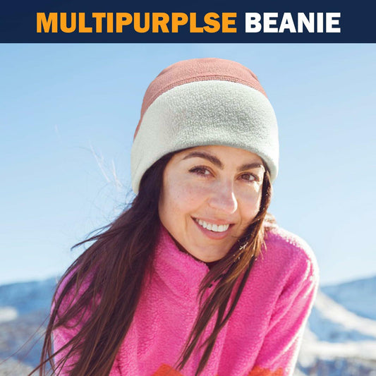 Alpha 4 Pieces Fleece Watch Cap Skull Beanie Winter Warm Windproof One Size