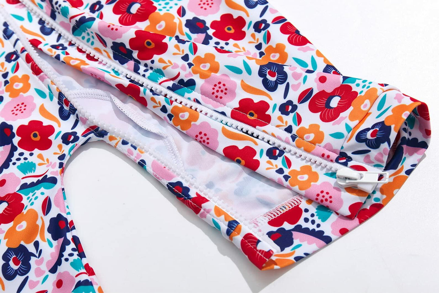Agreeone Toddler Girls One Piece Swimsuit UPF 50+ Rashguard Ice Cream Size 3-6M
