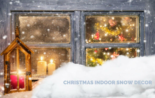 Fake Snow Christmas Décor Indoor 0.9LB Fluffy Cotton-Like White Snow