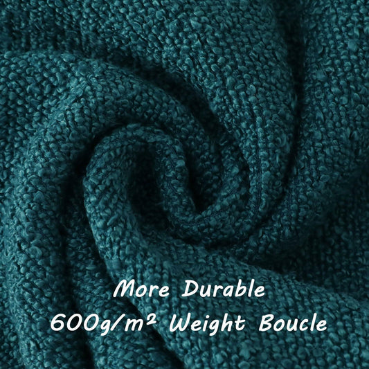 FUTEI Teal Green Decorative Throw Pillow Covers 16x16 Inch Pack of 2