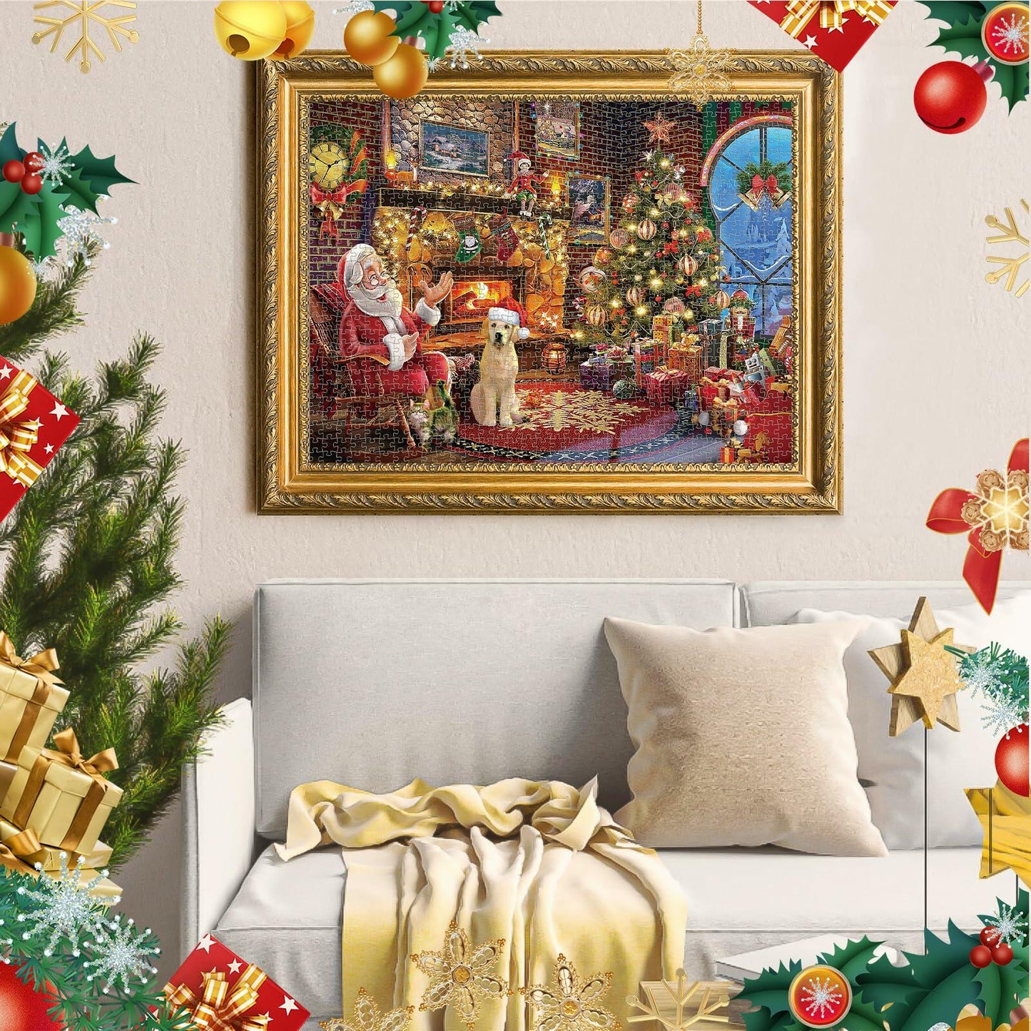 Advent Calendar 2025 Christmas Jigsaw Puzzle 1008 Pieces Cartoon Theme