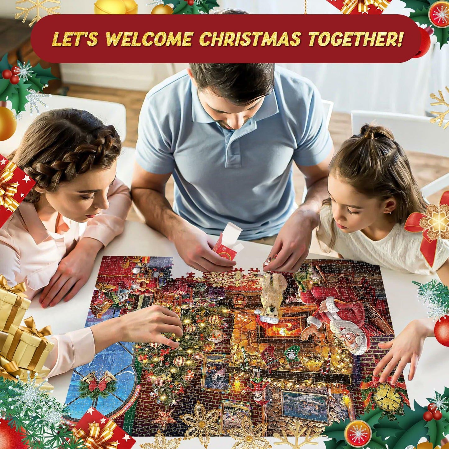 Advent Calendar 2025 Christmas Jigsaw Puzzle 1008 Pieces Cartoon Theme