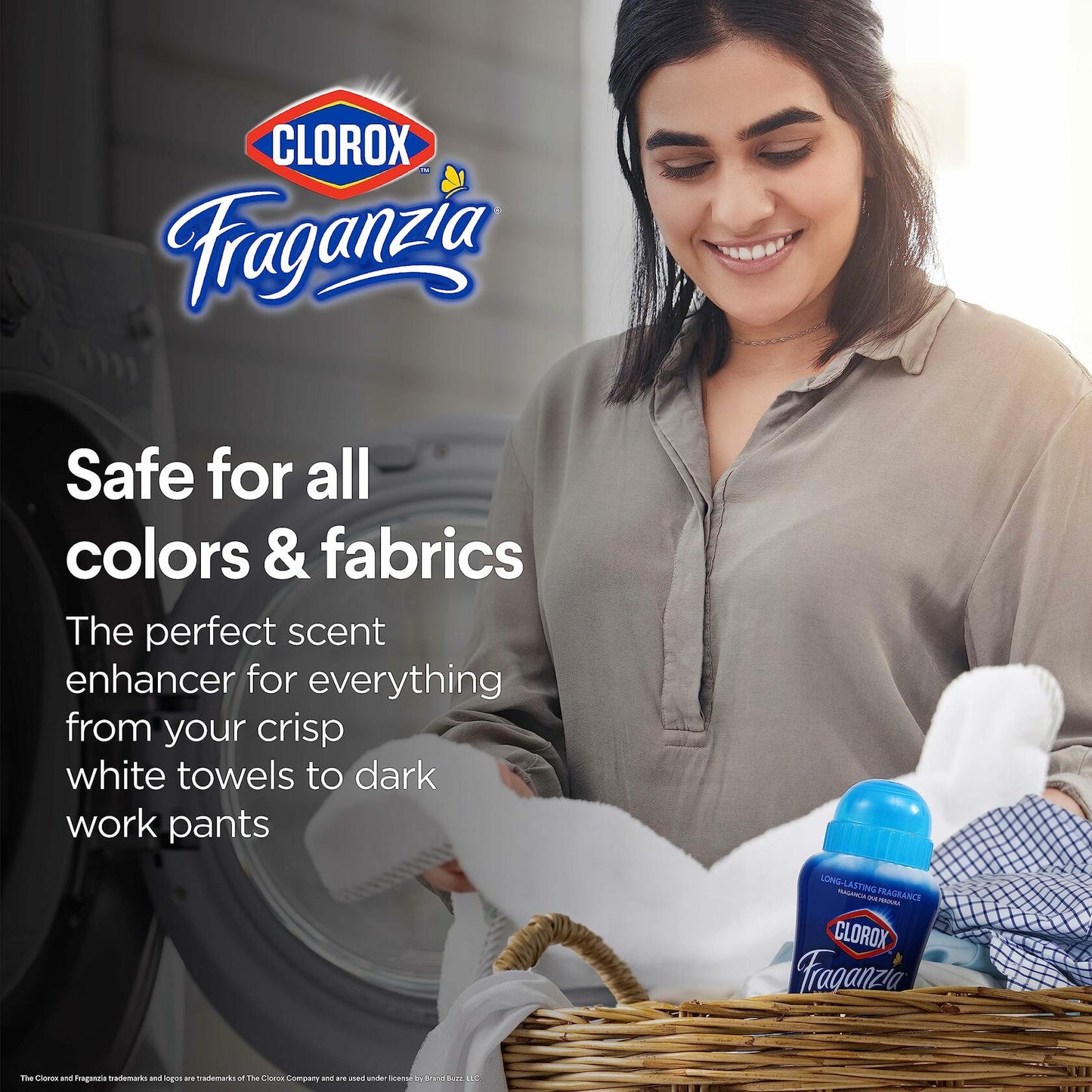 Clorox Fraganzia Laundry Scent Booster Crystals Linen Scent 18oz 2 Pack