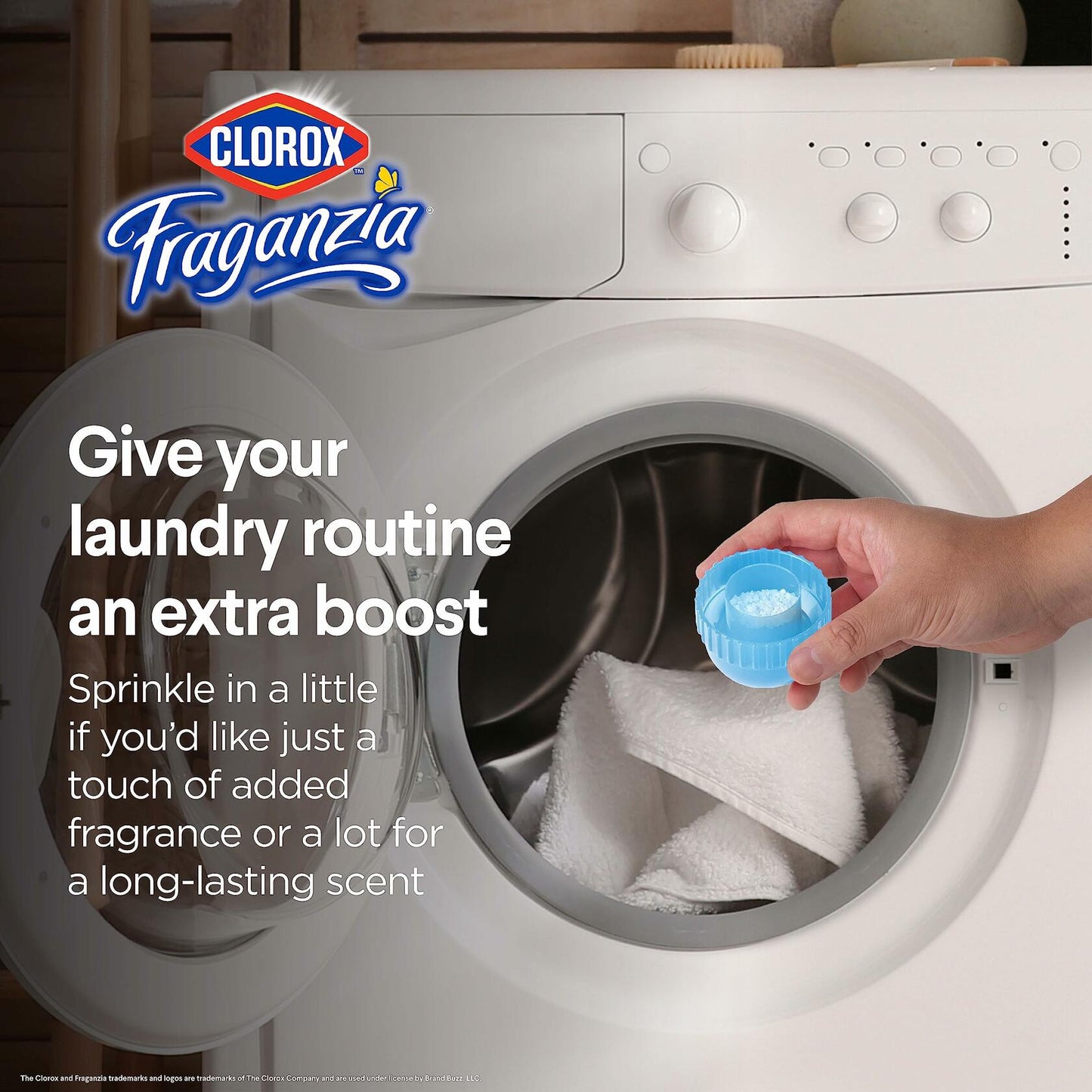 Clorox Fraganzia Laundry Scent Booster Crystals Linen Scent 18oz 2 Pack