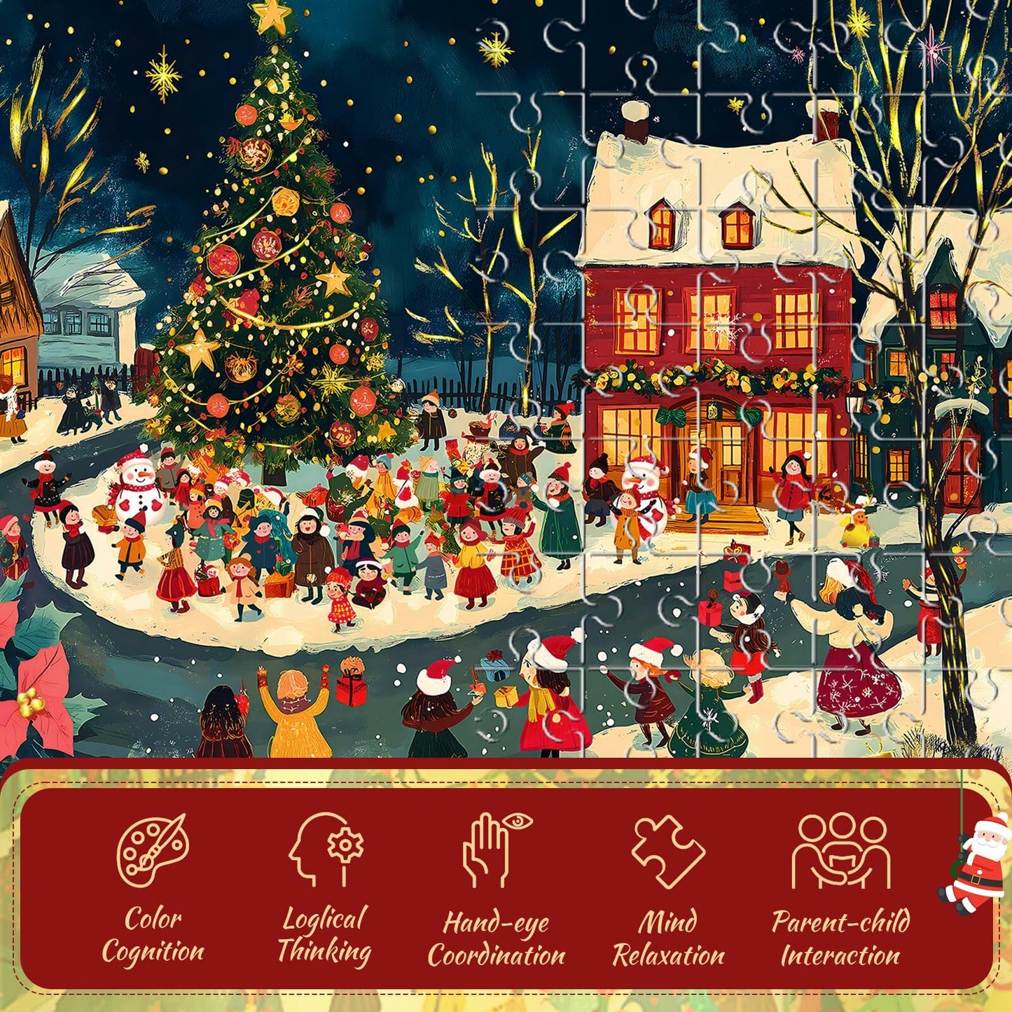 Cabtnca Puzzle Advent Calendar 2024 Christmas Countdown 1008 Pieces