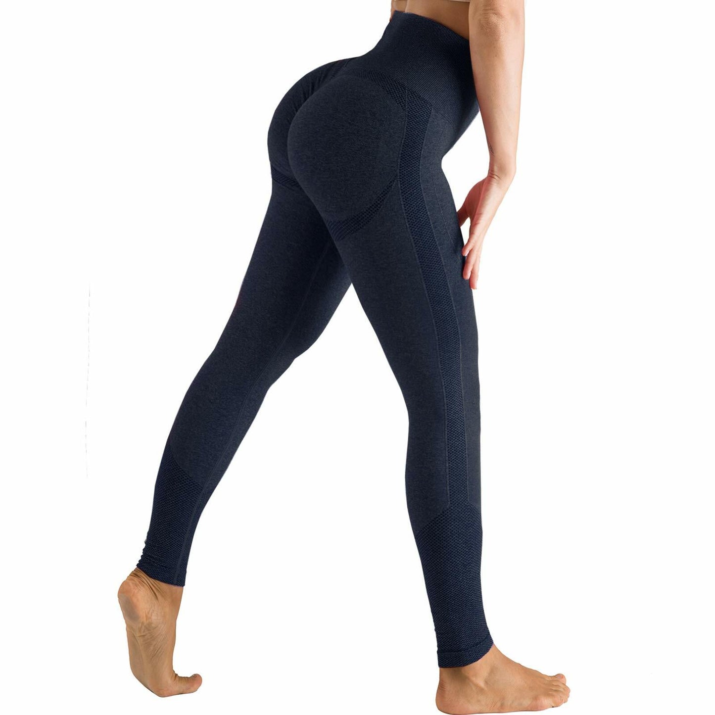 OUDOTA Workout Leggings Women High Waist Tummy Control Green Size M